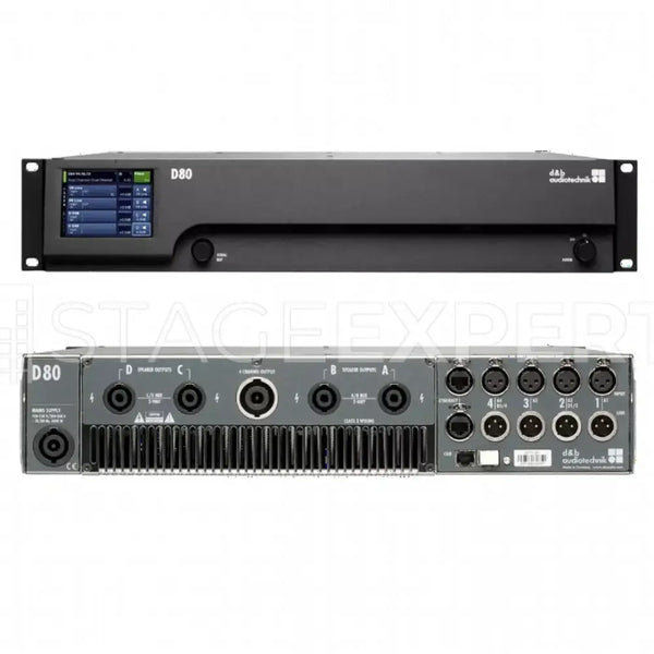 d&b audiotechnik D80 System Amplifier Rack – 8 Used