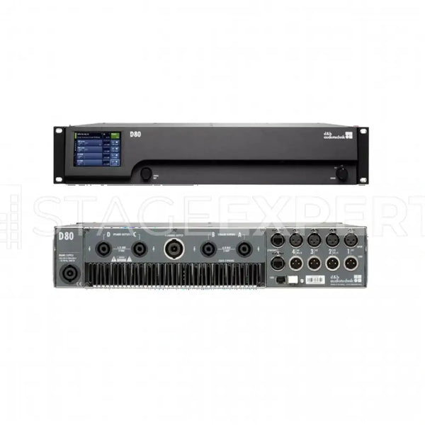 d&b audiotechnik D80 Amplifier Set with DS10, Touring Rack