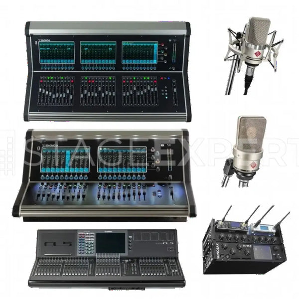 DiGiCo S21/S31 & Yamaha CL5 touring console package with I/O