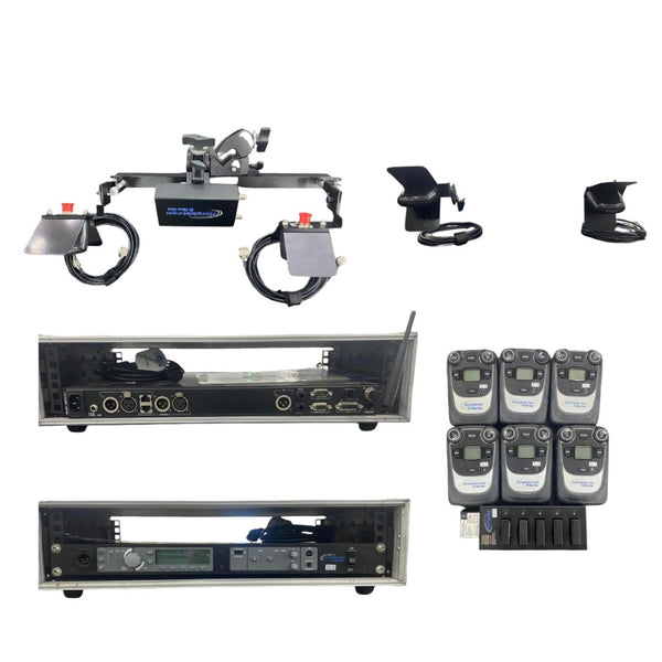 Clear-Com Tempest Wireless Intercom Set – 6 Beltpacks