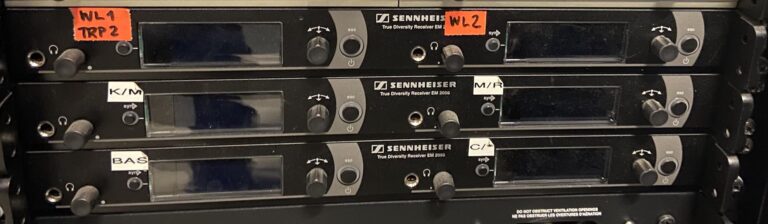 Sennheiser EM 2050 AW Package – 3 RX, 10 TX (516–558 MHz)