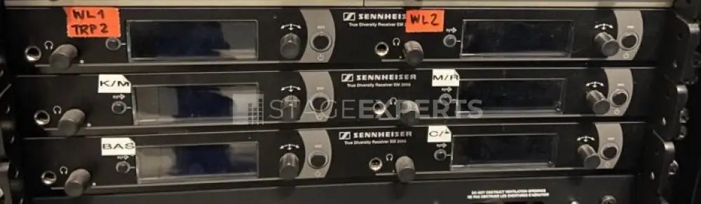 Sennheiser EM 2050 AW Radio Mic Package, 3 RX 10 TX UHF