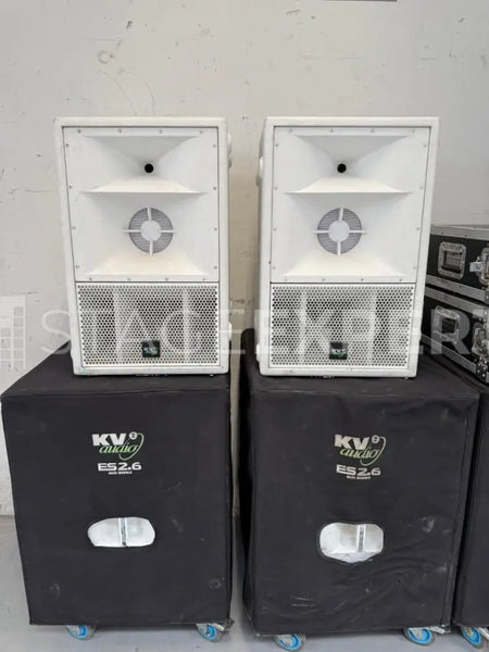 KV2 Audio ES System – 2x ES1.0 + 4x ES2.6, PP White