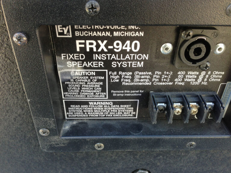 Electro-Voice FRX940 Pair – Point Source PA Loudspeakers