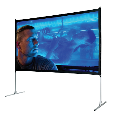 Easy Fold 120" Projection Screen with Legs, 278x181 cm