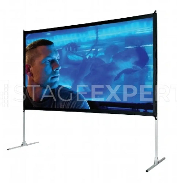 Easy Fold 120" Projection Screen, Legs, 278 x 181 cm