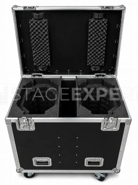 Casebase Elation Rebel Profile Flightcase for 2 Units Twin