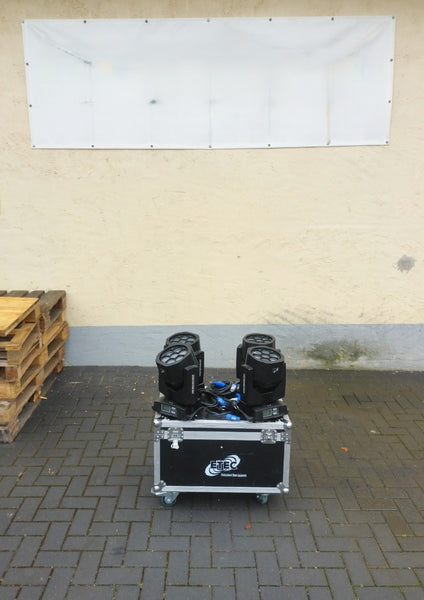 Etec LED Mini Eye 7 Moving Head Tourpack | 4x RGBW