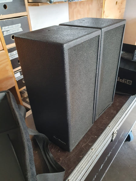 PL Audio F25 Compact Speakers – Pair with L-Brackets & Bag