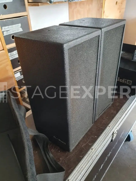 PL Audio F25 Speakers Pair with L‑Brackets & Bag – Compact