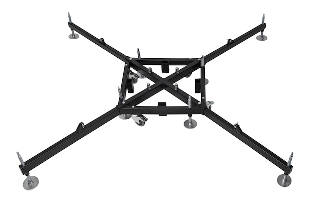 Global Truss F34 Basement with 4 Outriggers – Black Finish