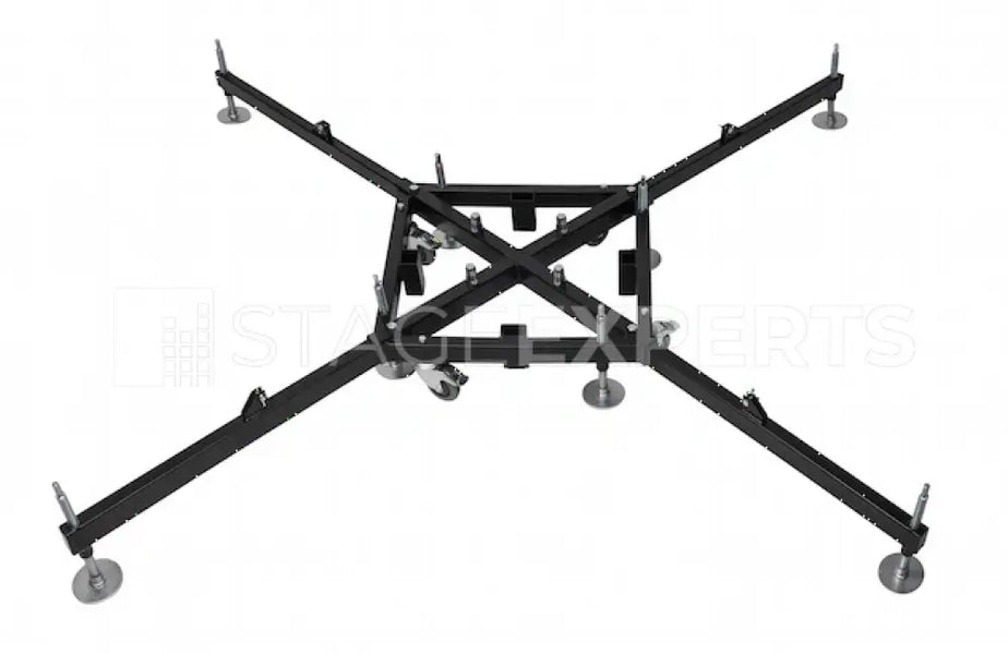 Global Truss F34 Basement with 4 Outriggers – Black