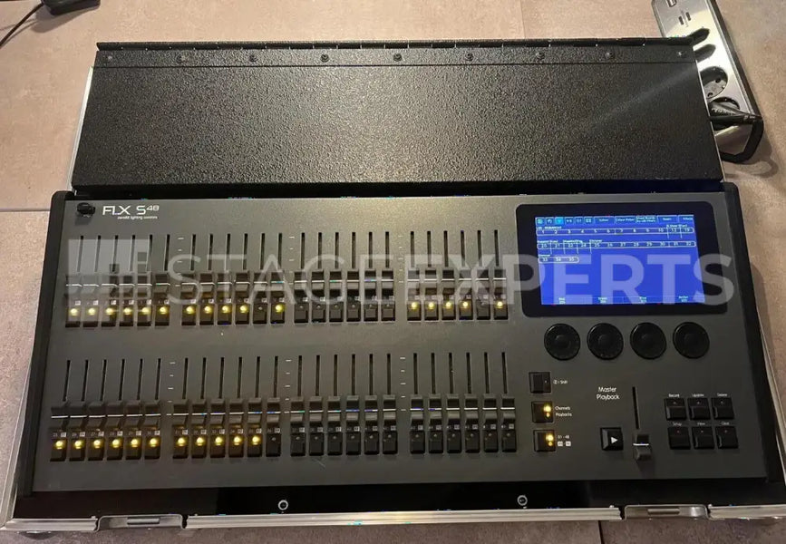 Zero 88 FLX 48 2U lighting console with ML flightcase