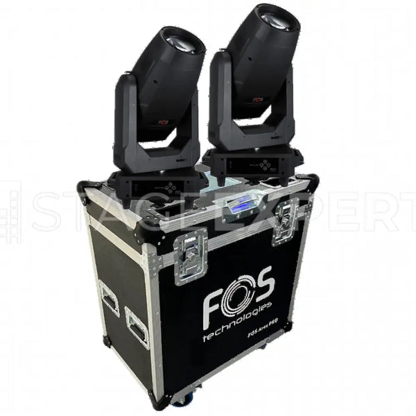 FOS Ares PRO Tour Set 2 – 2x 600W Hybrid Moving Heads