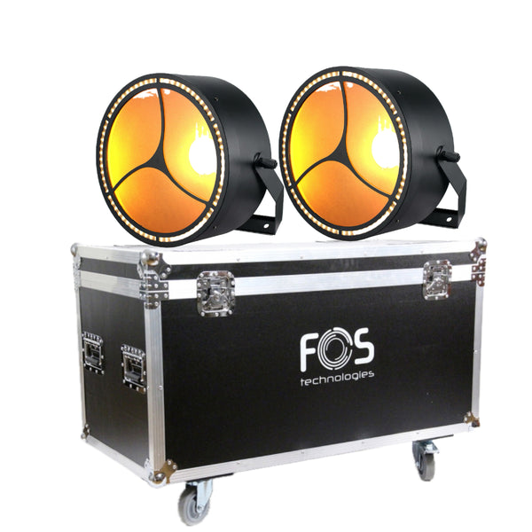 FOS HALO Pro Tour Set – 2x HALO Pro Lights with Case