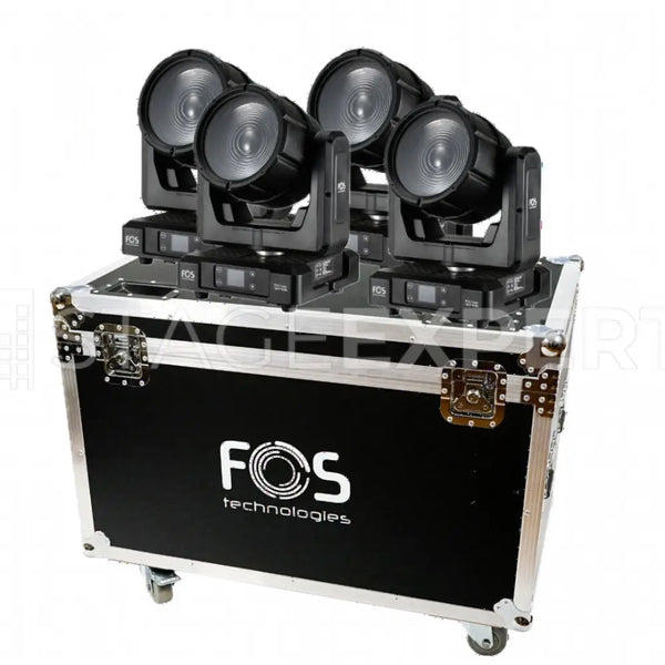 FOS Hydor 120W RGBL IP65 Tour Set – 4x Wash, Flight Case