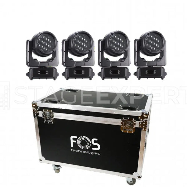 FOS Hydor Wash 760 IP65 Tour Set – 4 Heads with Flightcase