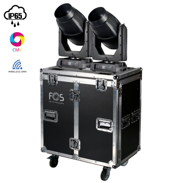 FOS Hydor BSW Pro IP65 Tour Set – 2x Hybrid Heads with Flight Case