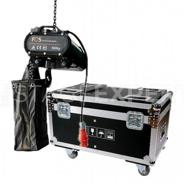 FOS KYRA 500 D8+ Electric Chain Hoist Set | Flight Case