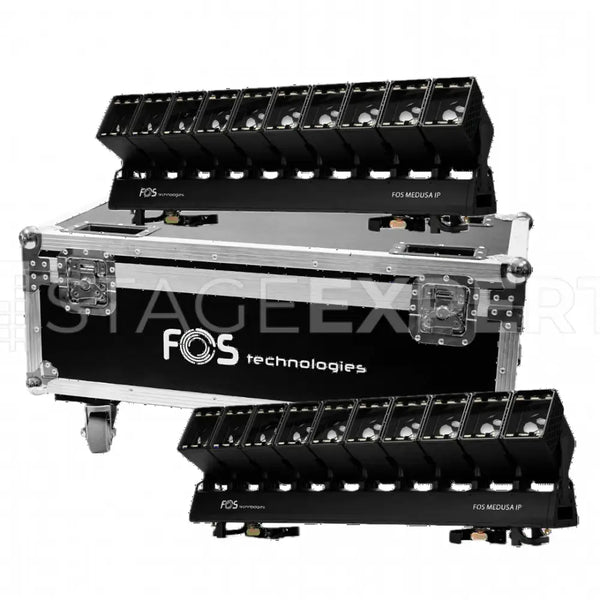 FOS Medusa IP65 Tourset – 2x Moving Bars with Touring Case