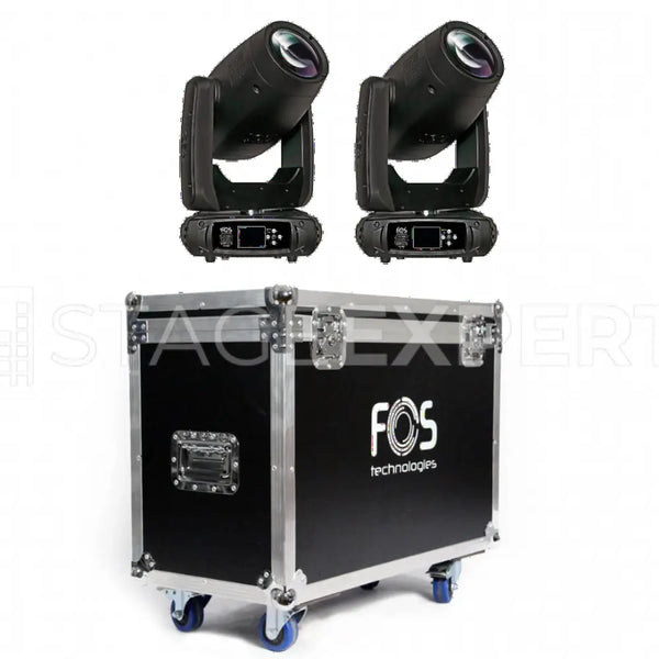 FOS NOX Tour Set 470W LED Hybrid Moving Heads with Case