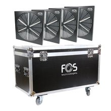 Load image into Gallery viewer, FOS RGB Fan Tour Set – 4 RGB Fans with Flightcase, DMX Control
