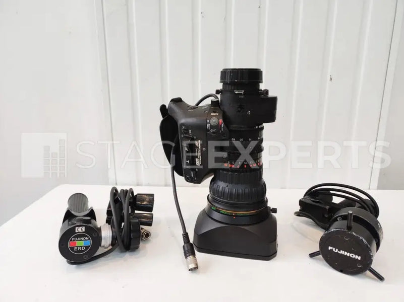 Fujinon HA18x7.6BERD Lens with ERD-T22 & EPD-1CA Remotes