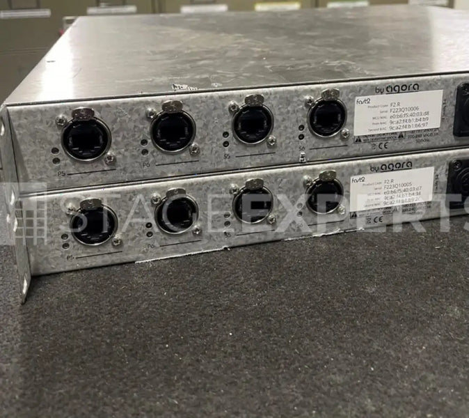 Agora FAST 2 Dante Network Switch 2‑Pack – Two Unit Bundle