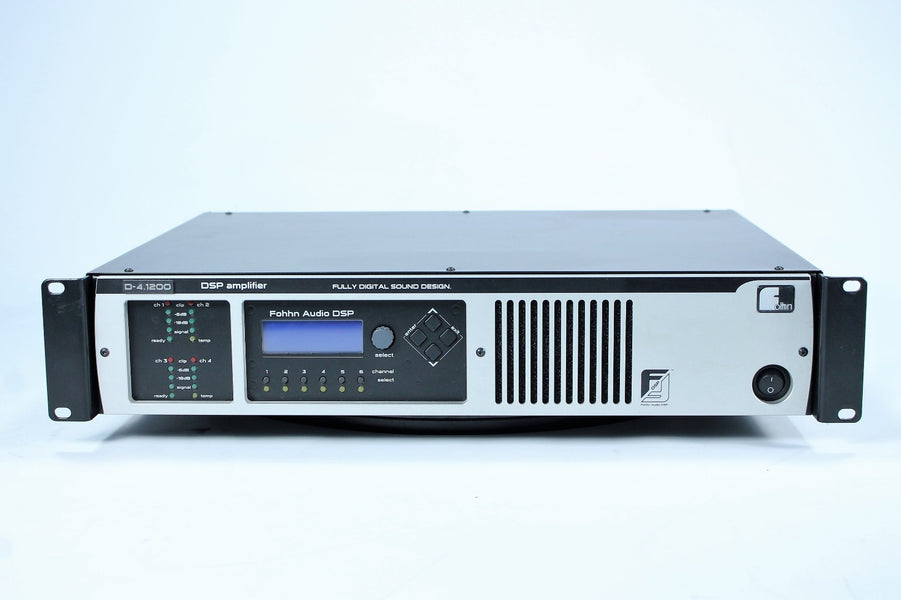 Fohhn D4.1200 DSP System Amplifier, 4x1200W at 4Ω