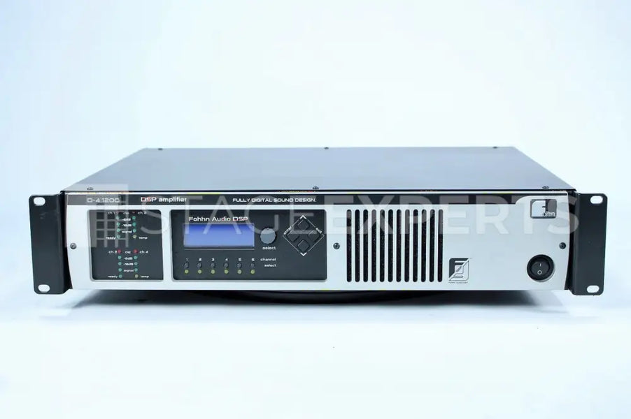 Fohhn D4.1200 DSP System Amplifier, 4x1200W at 4Ω | 4-ch