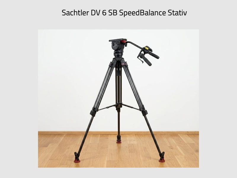 Sachtler DV 6 SB Tripod Kit with Manfrotto LANC Remote