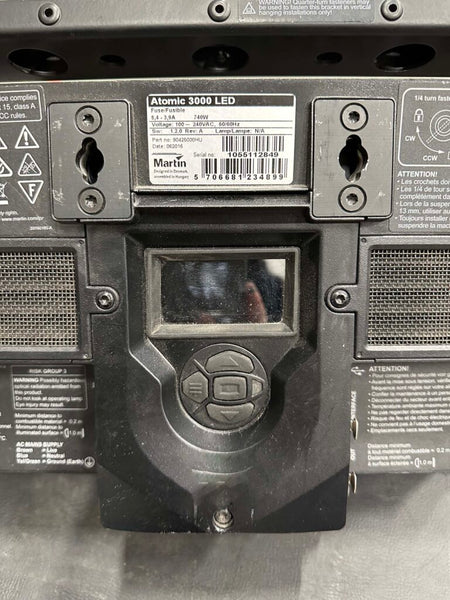 Martin Atomic 3000 LED Strobe with RGB Backlight & RDM