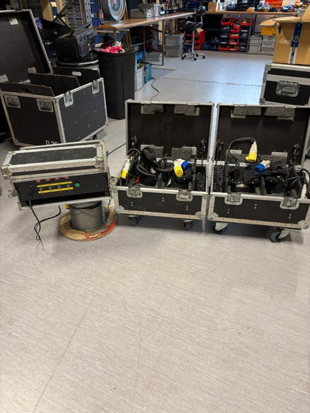 CM Lodestar 136 kg LV Hoists (4) + 4‑Ch Controller Bundle
