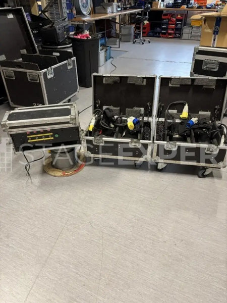 CM Lodestar 136 kg LV Hoists (4) with Controller & Case - Package