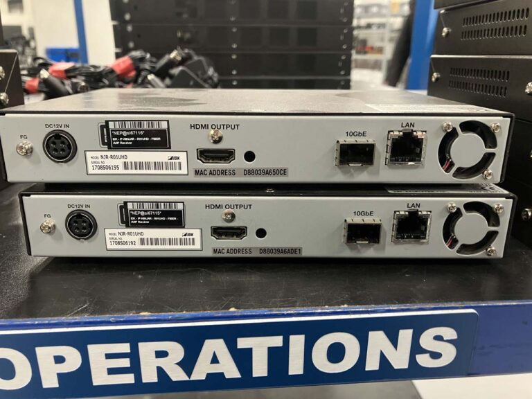 IDK IP-NINJAR AV over IP Fibre Package – Transmitters & RX