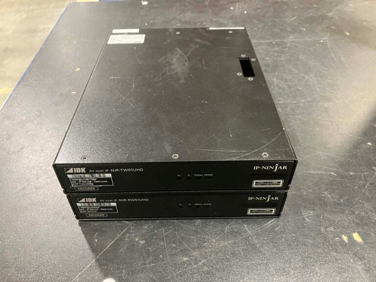 IDK IP-NINJAR AV over IP Fibre Package – Transmitters & RX
