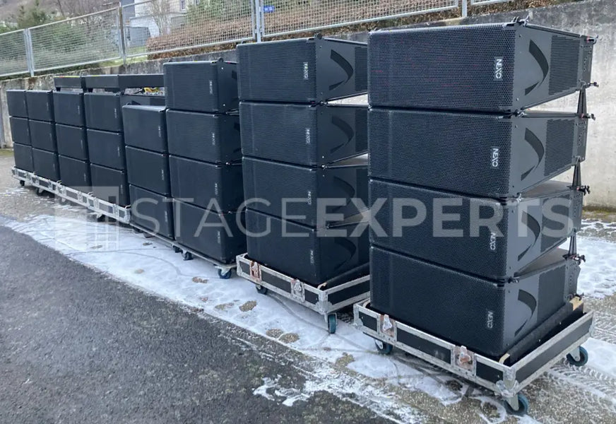 Nexo GEO D10 Line Array System – 20 Boxes with Rigging