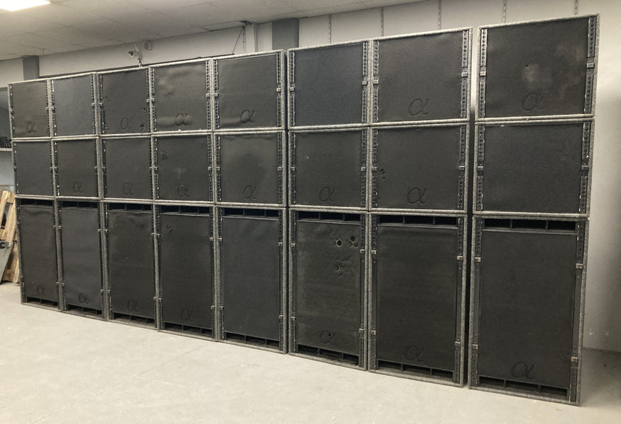 Nexo Alpha Stacks with Wheelboards – M3/M8, B1‑15, S2
