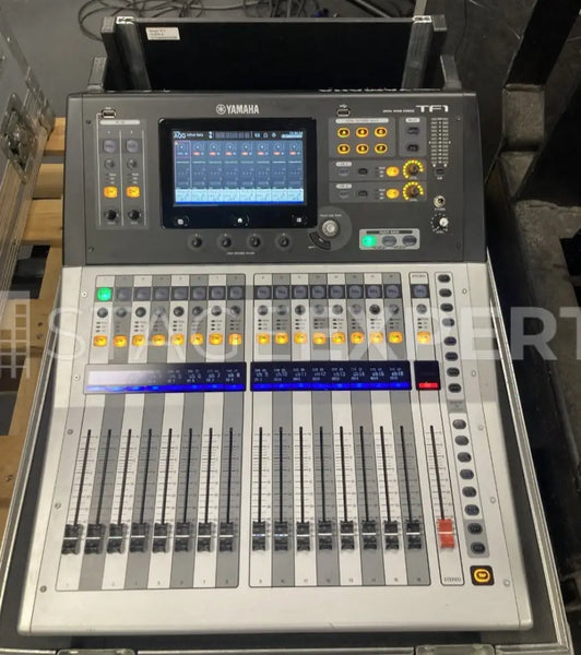 Yamaha TF1 with NY64D Dante Card & Case (2x Mixers)