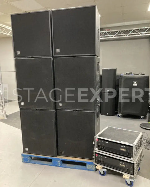 d&b audiotechnik C7 PA system with P1200 amps – complete