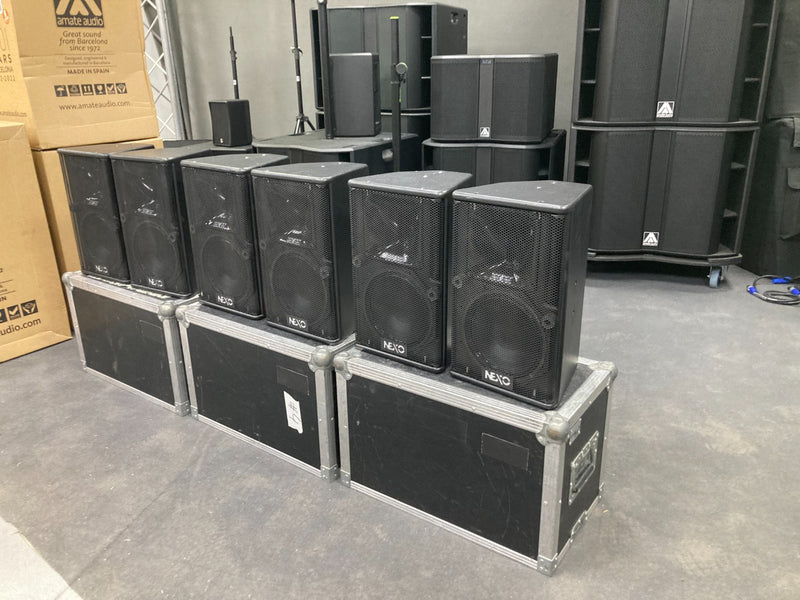 Nexo PS8 R2 Pair with Case – Compact Point Source Speakers