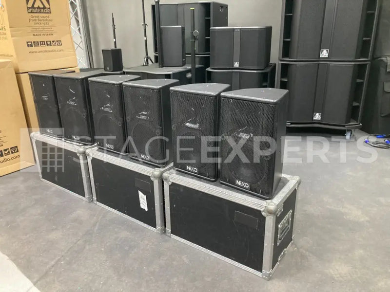 Nexo PS8 R2 Pair with Case – Compact Point Source Speakers