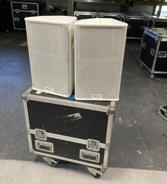 Nexo PS10R2 Pair with Flight Case – White Point-Source
