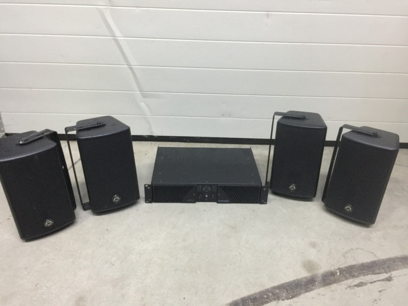 Wharfedale Pro Programme 105 PA with amplifier, 4 speakers