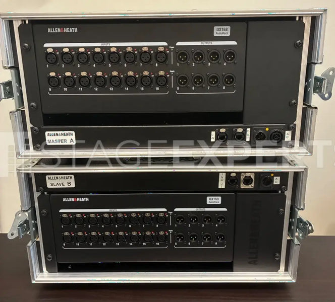 Allen & Heath DX168/X Stagebox in Custom Case + Rack Kit