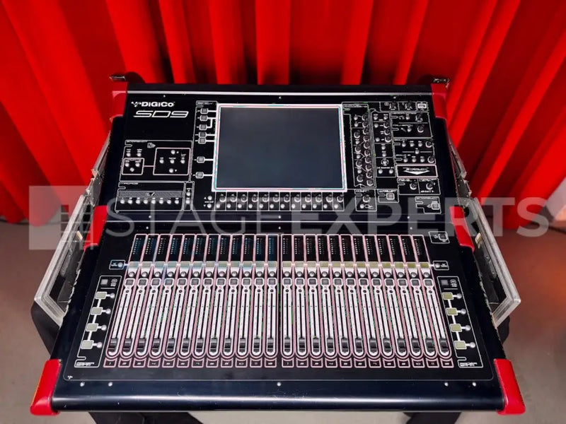 DiGiCo SD9 Digital Mixing Console with Flight Case – Road‑Ready