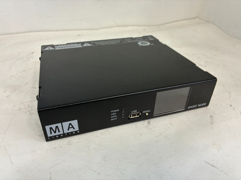 MA Lighting 4Port Node – 4x DMX, MA‑Net, 1U Rackmount