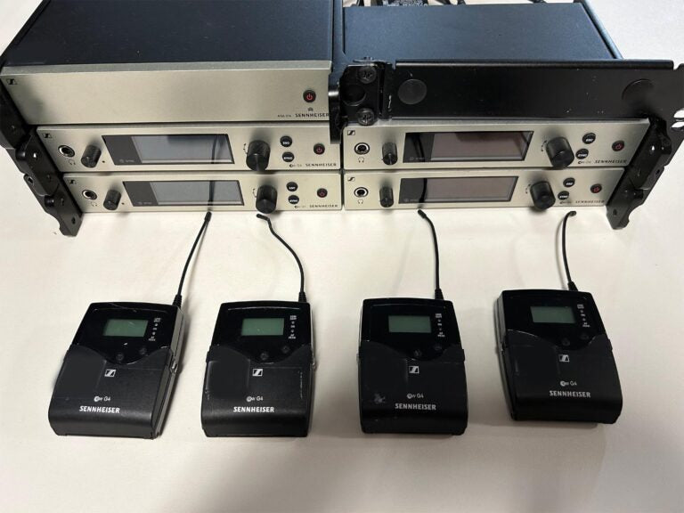 Sennheiser EW G4 4‑Ch Beltpack System + ASA 214 Splitter