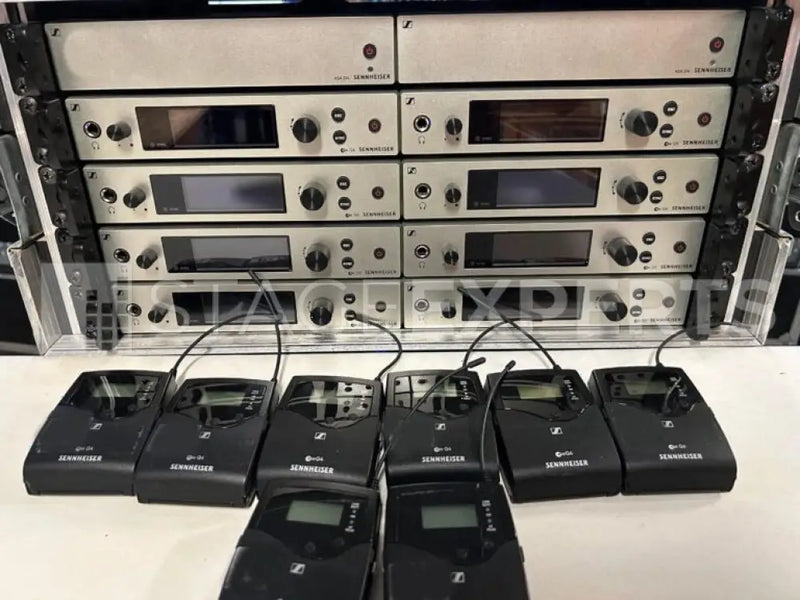 Sennheiser EW G4 8‑Ch Beltpack Kit – Rack‑Ready System