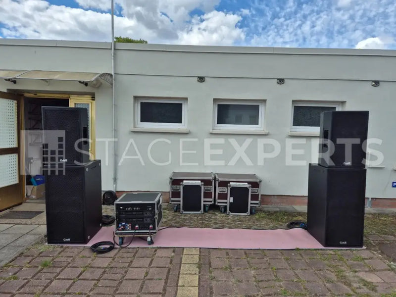 GAE 152TM + 251L PA System with QSC PL Amps & X22 Controller